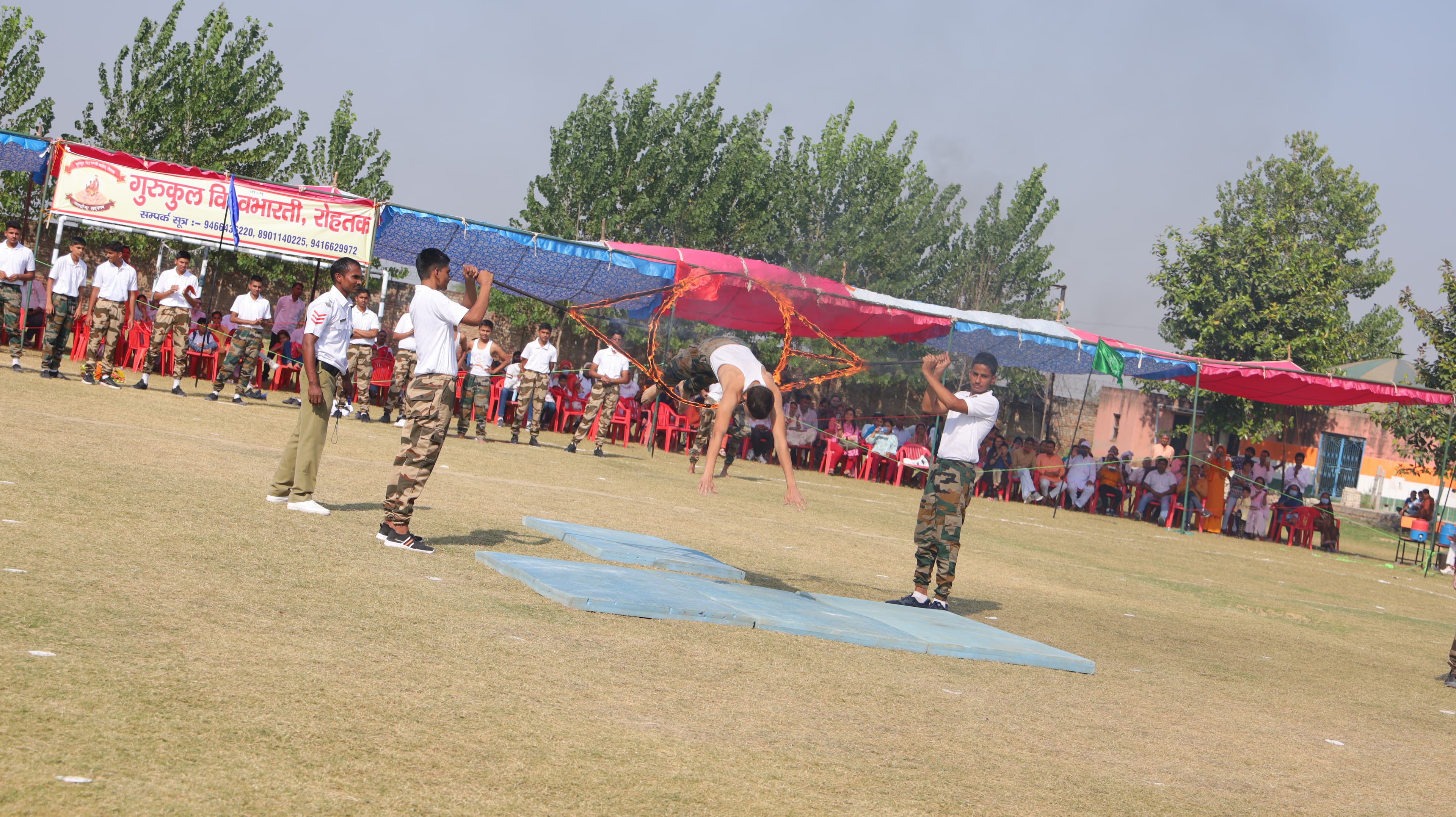 Prize distribution at annual function